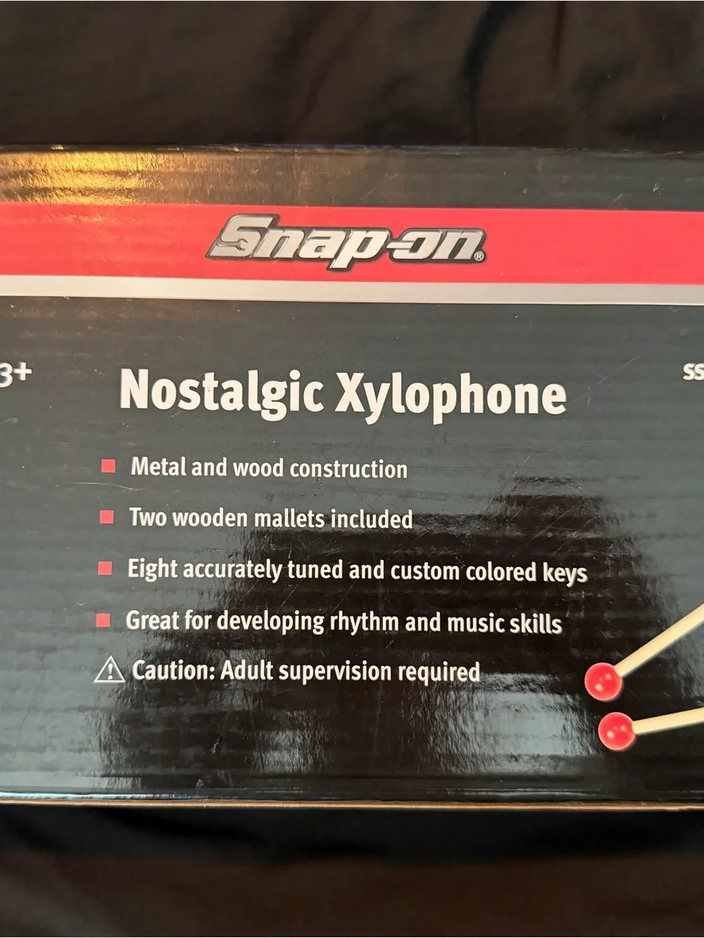 Snap-on Rainbow Xylophone Toy - Multicolor